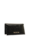 Valentino Logo Embossed Wallet, Black