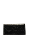 Valentino Logo Embossed Wallet, Black