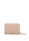 Valentino Logo Detail Wallet, Beige