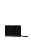 Valentino Logo Embossed Wallet, Black