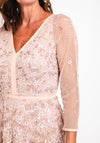 Veni Infantino Embellished A-Line Maxi Dress, Blush