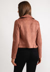 Vero Moda Jose Faux Suede Short Jacket, Clove Pink