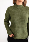 Vero Moda Elif Space Knit Jumper, Green