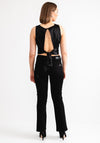 Vero Moda Merle Tie Back Top, Black