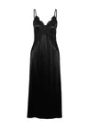 Vero Moda Anni Satin Slip Dress, Black