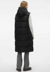 Vero Moda Ligaane Quilted Gilet, Black