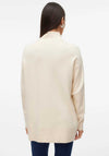 Vero Moda Gold High Neck Jumper, Off White