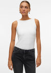 Vero Moda Million 2-Way Square Neck Top, White