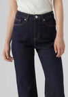 Vero Moda Tessa Wide Leg Jeans, Dark Blue Denim