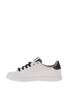 Victoria Women’s V Detail Glitter Trainers, Navy and White