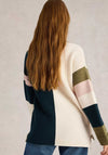 White Stuff Jana Colour Block Jumper, Green