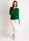 White Stuff Lulu Short Knit Cardigan, Bright Green