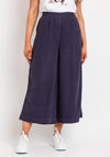 White Stuff Lisette Linen Blend Culottes, Dusty Purple