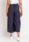 White Stuff Lisette Linen Blend Culottes, Dusty Purple