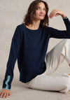 White Stuff Olive Fine Knit Jumper, French Navy