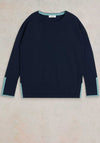 White Stuff Olive Fine Knit Jumper, French Navy