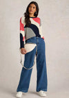 White Stuff Colour Block Jumper, Multi-Coloured