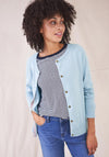 White Stuff Lulu Short Knit Cardigan, Light Blue