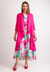 Coco Dolls Cover Waterfall Long Jacket, Pink