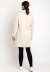 Natalia Collection One Size Fine Knit Long Cardigan, Beige