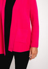 Natalia Collection One Size Fine Knit Midi Cardigan, Fuchsia