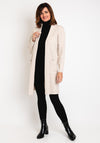 Serafina Collection Light Weight Open Cardigan, Beige