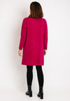 Serafina Collection Light Weight Open Cardigan, Fuchsia