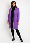 Serafina Collection Light Weight Open Cardigan, Violet