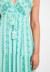 Seventy1 One Size Embroidered Maxi Dress, Mint Green