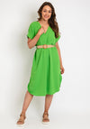 The Serafina Collection One Size Lightweight Tunic Dress, Lime Green