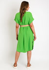 The Serafina Collection One Size Lightweight Tunic Dress, Lime Green