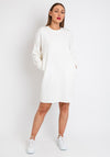 Serafina Collection Casual Jumper Dress, Cream