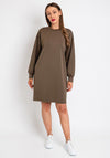 Serafina Collection Casual Jumper Dress, Khaki