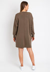 Serafina Collection Casual Jumper Dress, Khaki