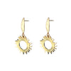 Angela D’Arcy Sunshine Earrings, Gold