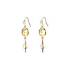 Angela D’Arcy Solar Stars Earrings, Gold