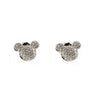 Absolute Animated Mouse Inspired Earrings, Silver