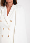 Serafina Collection Cape Sleeve Blazer, White