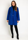 Serafina Collection One Size Sherpa Style Jacket, Royal Blue