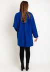 Serafina Collection One Size Sherpa Style Jacket, Royal Blue