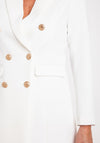 Serafina Collection Longline Blazer, White