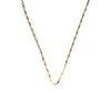 9 Carat Gold Small Oval Rambo Chain Necklace, Gold