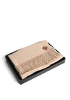 Serafina Collection Pashmina & Brooch Box Gift Set, Warm Beige