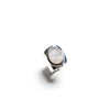 POM Chunky Moonstone Ring, Silver