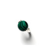 POM Round Malachite Ring, Silver