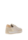 Zen Collection Colour Block Laced Trainers, Beige