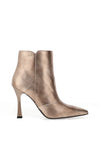 Nero Giardini Metallic Heeled Ankle Boots, Bronze