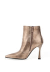 Nero Giardini Metallic Heeled Ankle Boots, Bronze