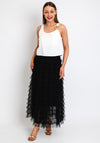 The Sofia Collection Tier Tulle Skirt, Black