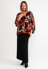 Malissa J Floral Print Blouse, Red Multi